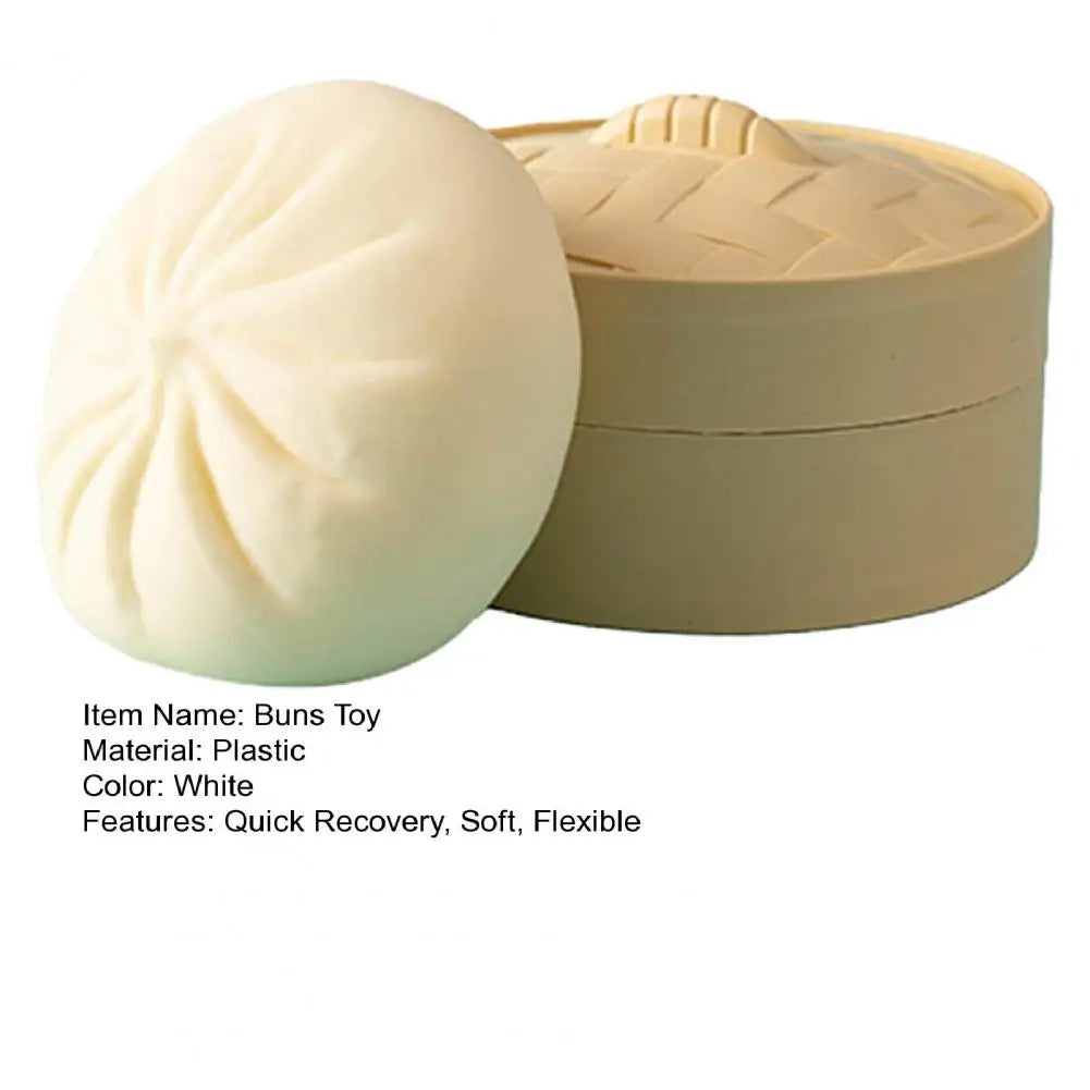 Relieve Stress Toy Funny Food Buns Anti-stress Toy Mini Stress Relief Toy