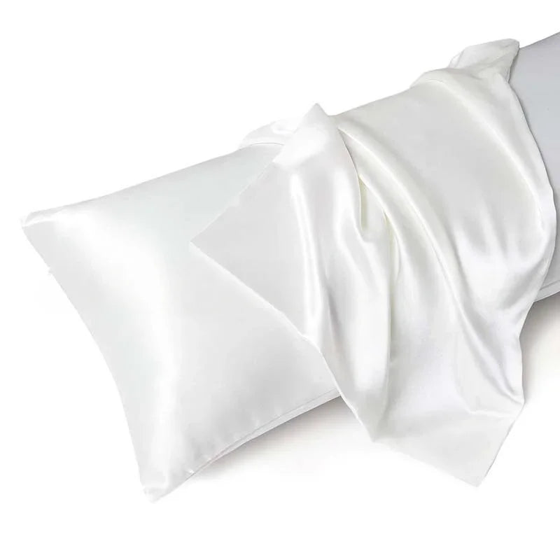 Taies d'oreiller satin soie — Beauté nocturne & sommeil ressourçant