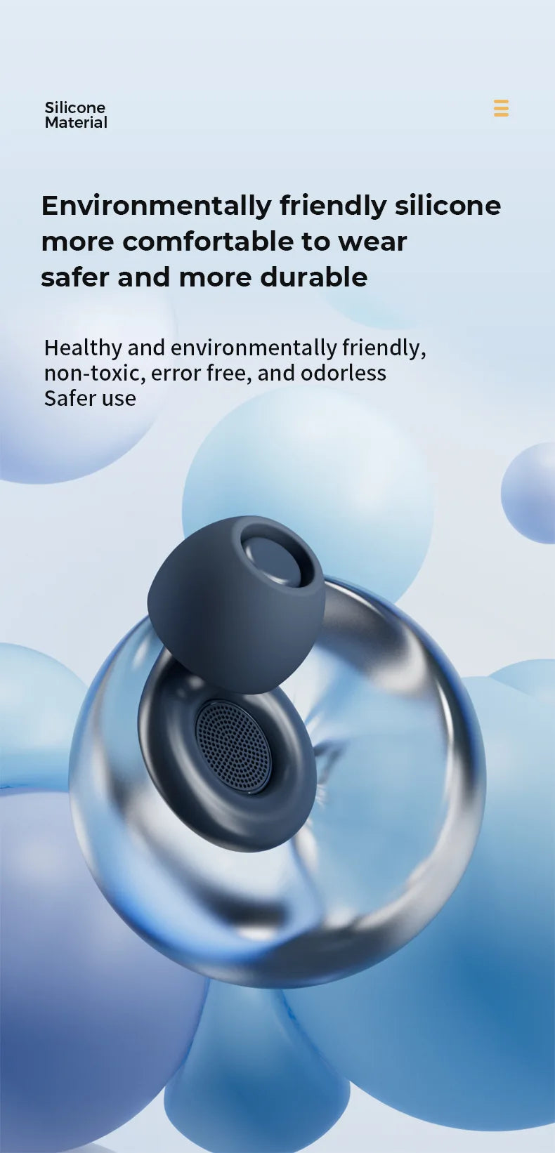 Bouchons mousse premium — Silence profond & protection auditive douce