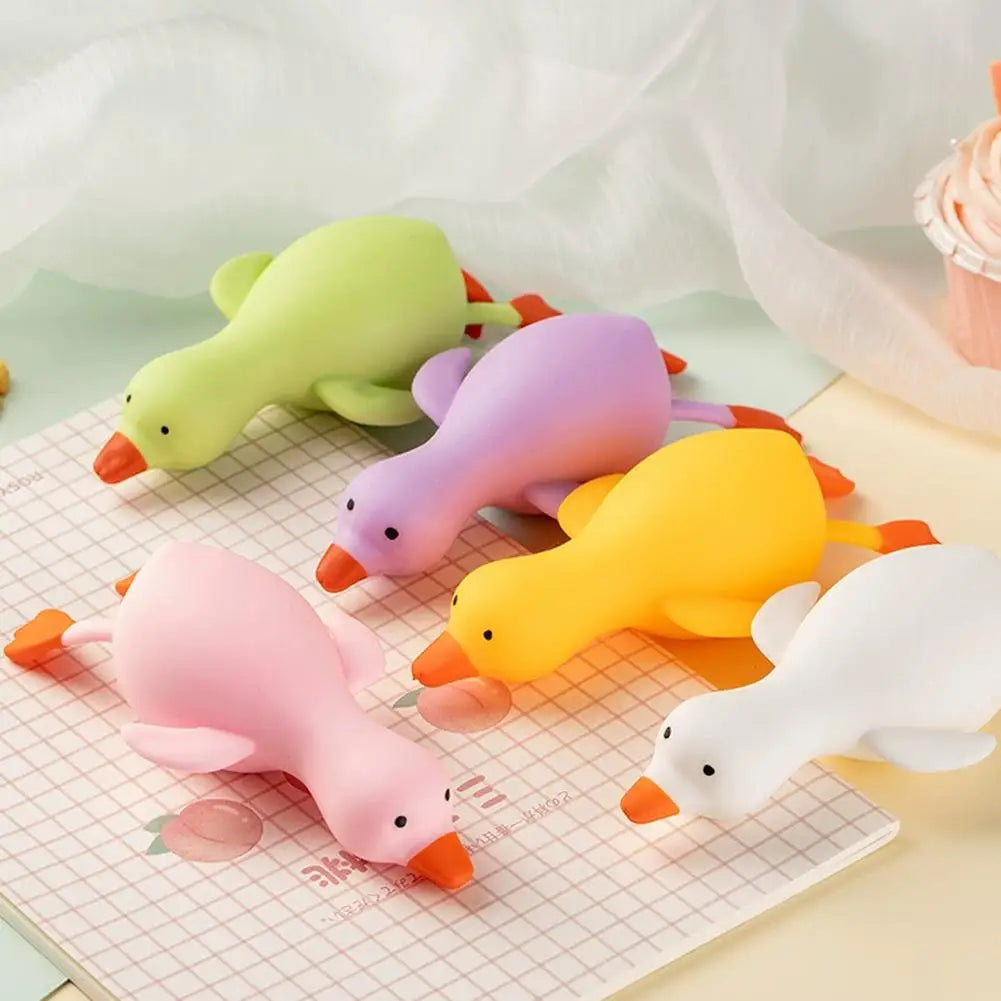 Stress Relief Squeeze Toy TPR Soft Anti-Anxiety Fidget Toy Portable Relax Toy for Kids Adults Decompression Stretch Toys Friends