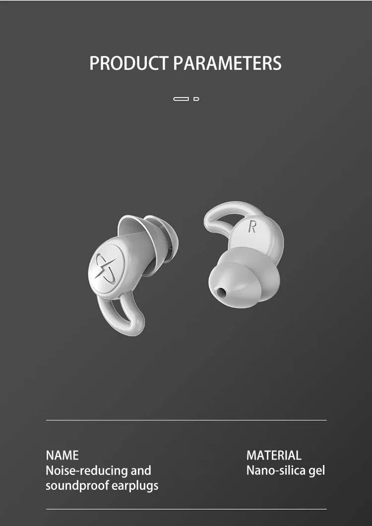 Bouchons silicone imperméables — Isolation sonore & sommeil naturel