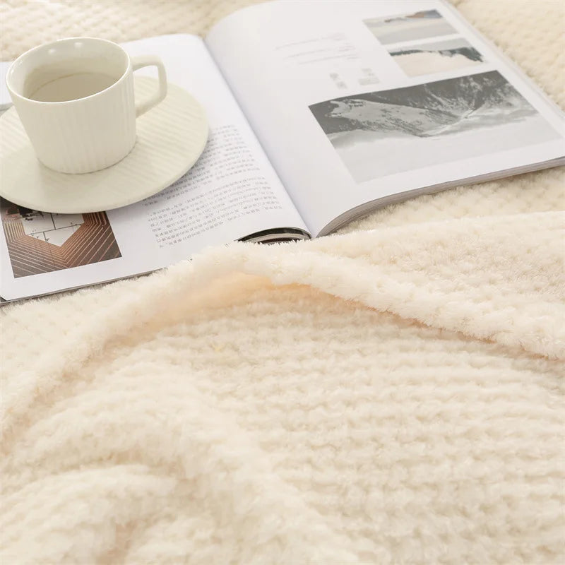 Couverture bébé douce corail — Chaleur hypoallergénique & sommeil sécurisant