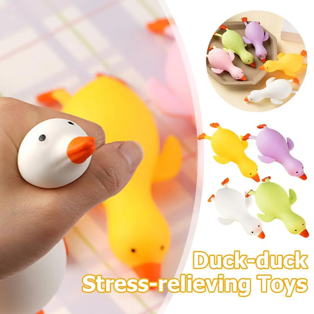 Stress Relief Squeeze Toy TPR Soft Anti-Anxiety Fidget Toy Portable Relax Toy for Kids Adults Decompression Stretch Toys Friends