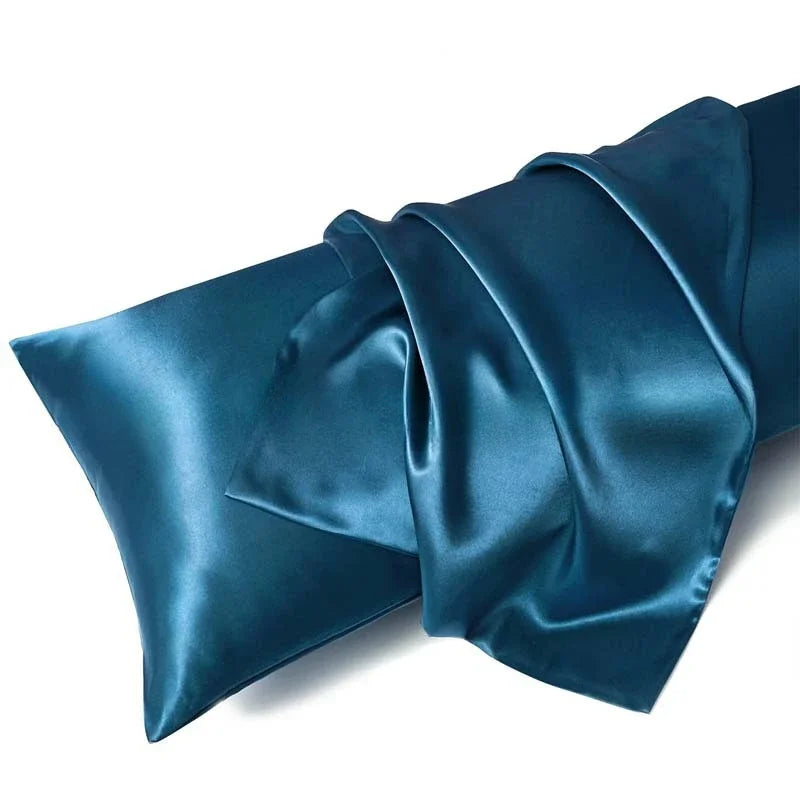 Taies d'oreiller satin soie — Beauté nocturne & sommeil ressourçant