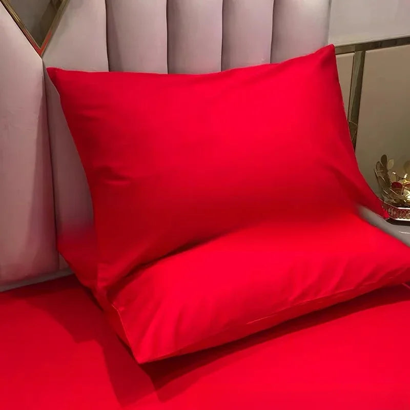 Taies d'oreiller satin soie — Beauté nocturne & sommeil ressourçant