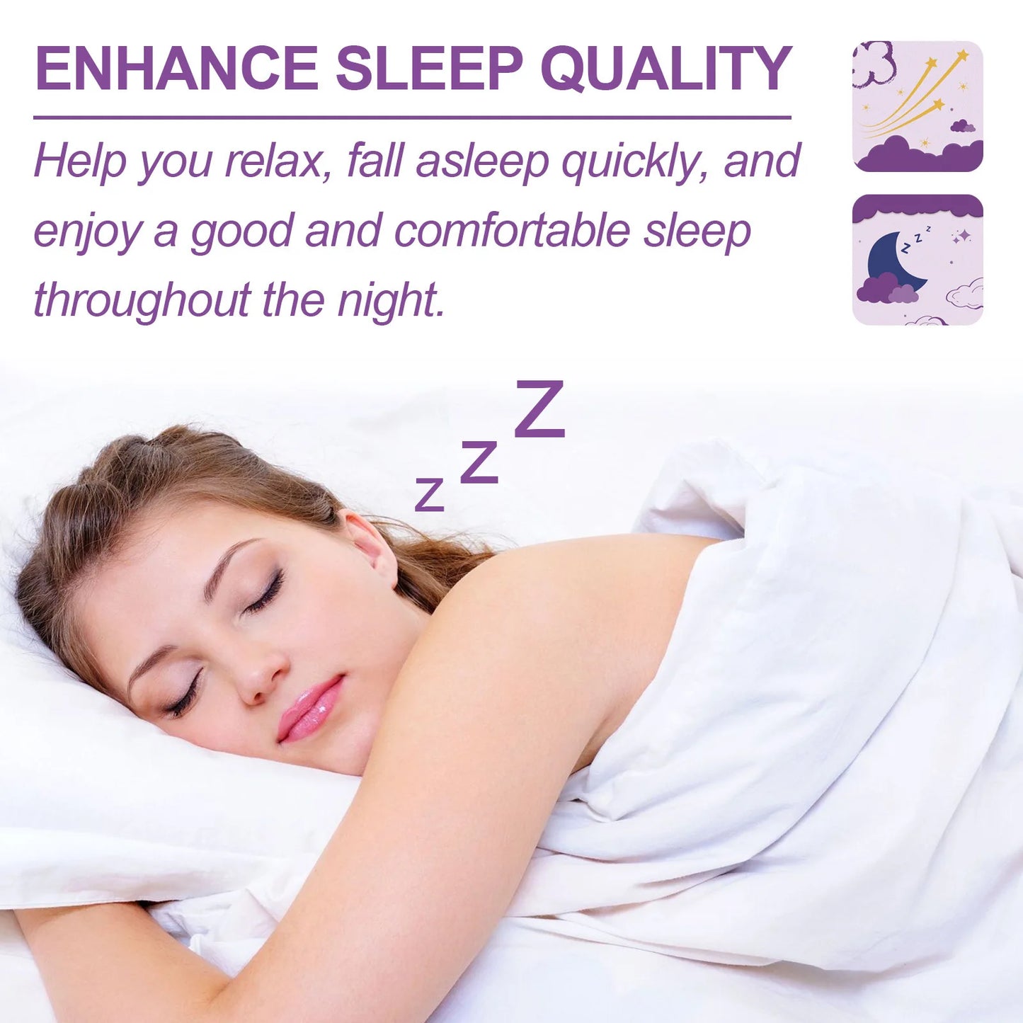 Plant Sleep Patches Nighttime Relaxation Lightweight Portable Care Patches Home Essential Good Stuff for Better Sleep