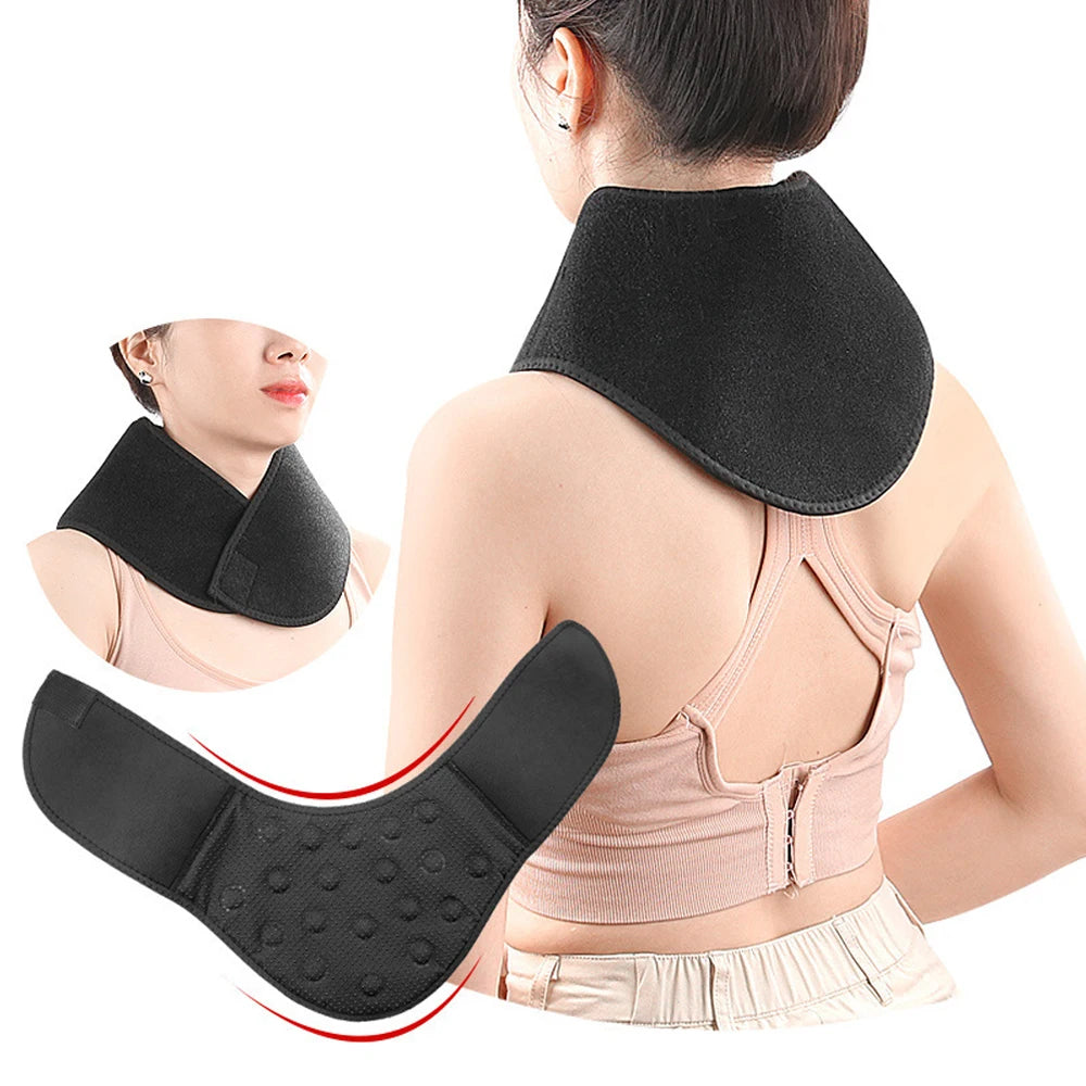 1PCS Magnetic Self Heating Pad Therapy Pain Relief Neck Wrap Support Brace Collar Pain for Neck Arthritis Migraine Headaches