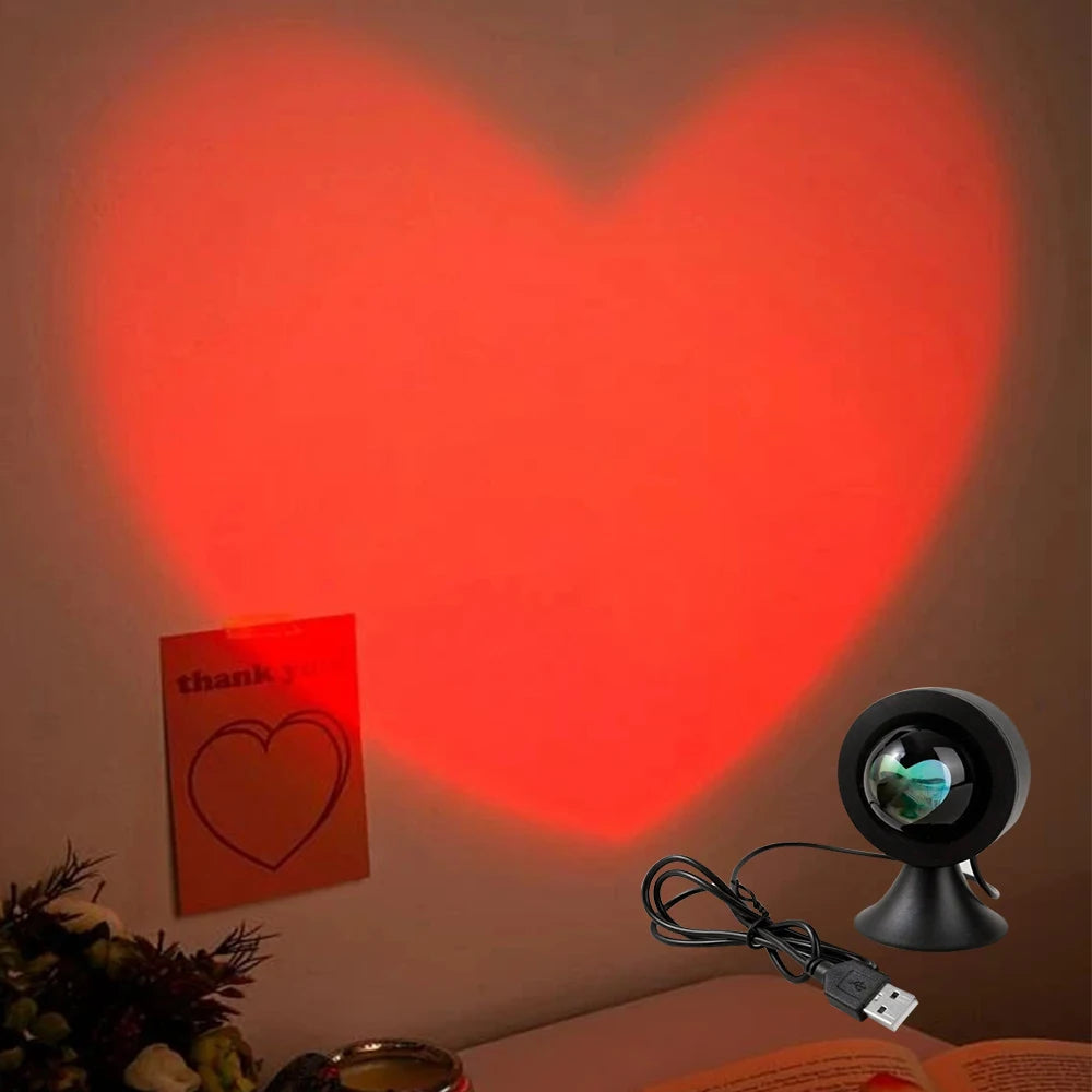 Projecteur coucher de soleil LED — Ambiance cocooning & rituel du soir