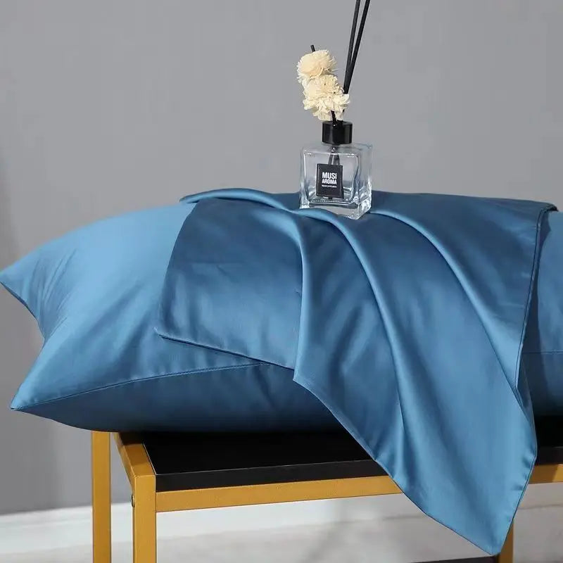 Taies d'oreiller coton égyptien satiné — Douceur premium & nuit bien-être