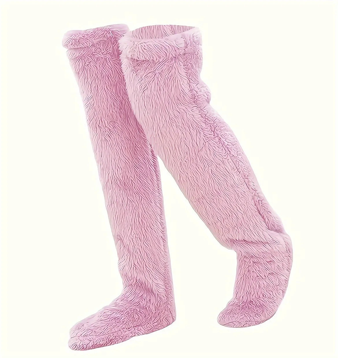 Chaussettes longues polaire — Jambes chaudes & nuits sans frisson