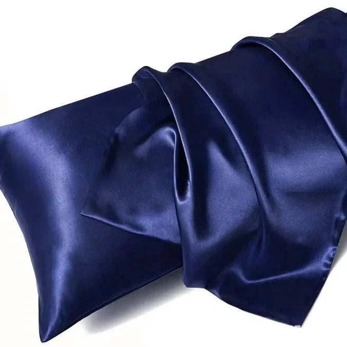 Taies d'oreiller satin soie — Beauté nocturne & sommeil ressourçant