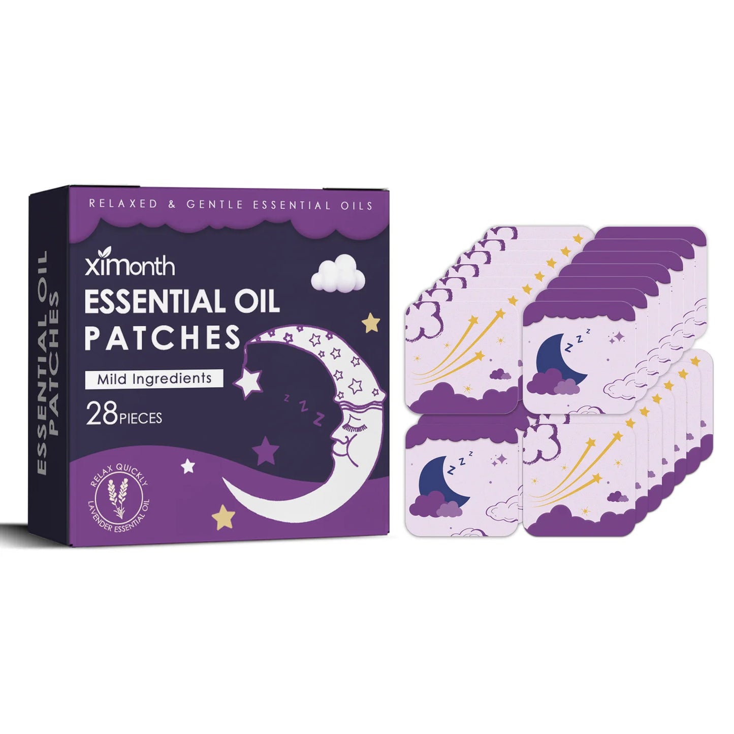 Plant Sleep Patches Nighttime Relaxation Lightweight Portable Care Patches Home Essential Good Stuff for Better Sleep
