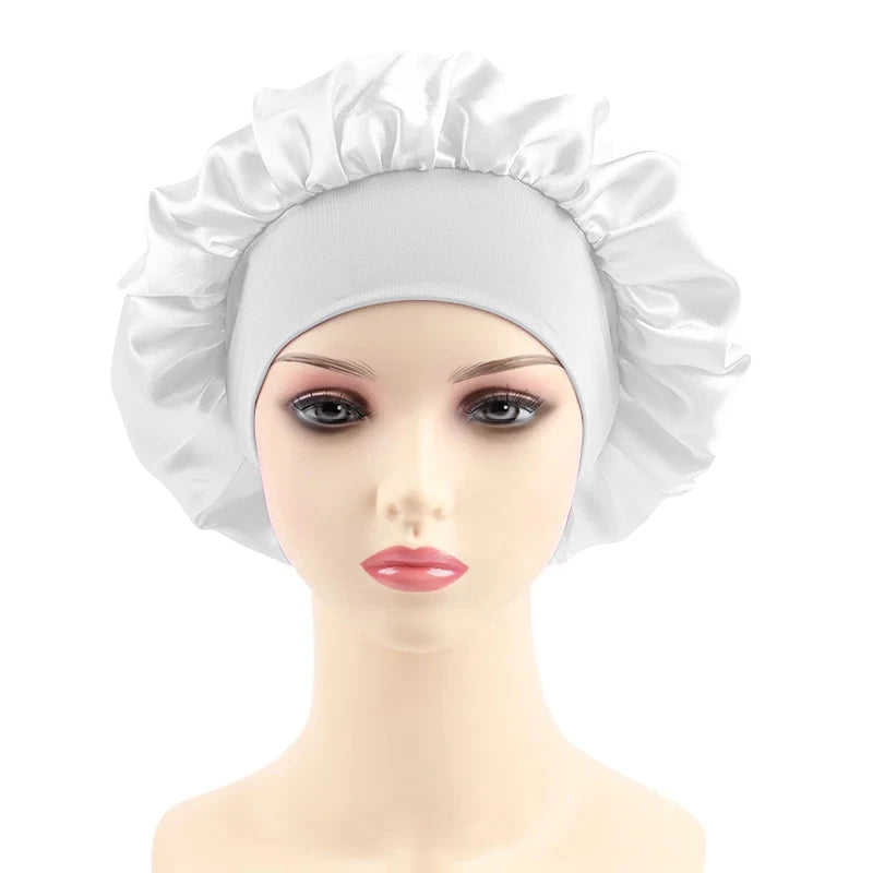 Bonnet satin nuit & bain — Protection cheveux & confort nocturne
