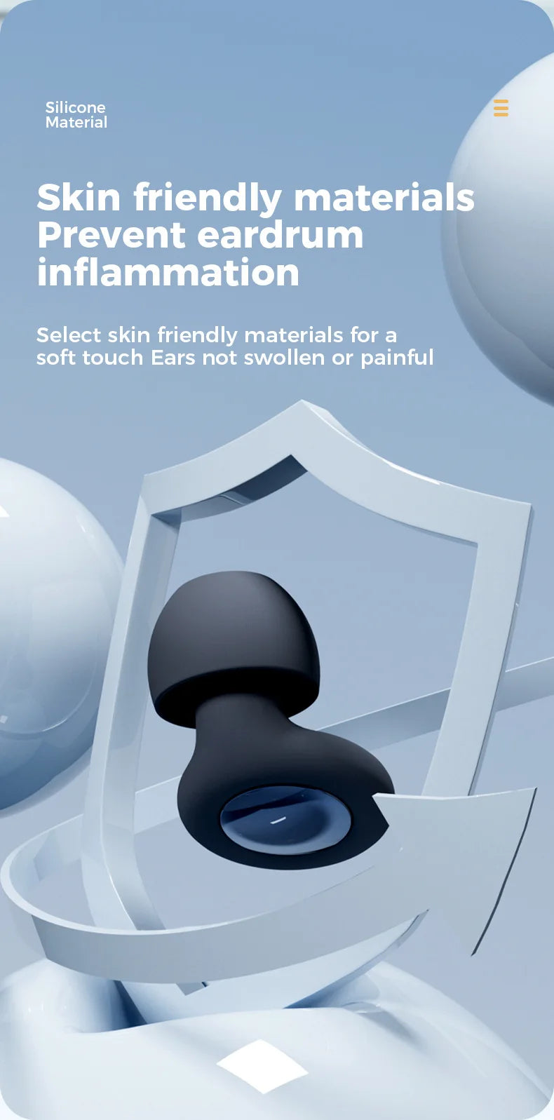 Bouchons mousse premium — Silence profond & protection auditive douce