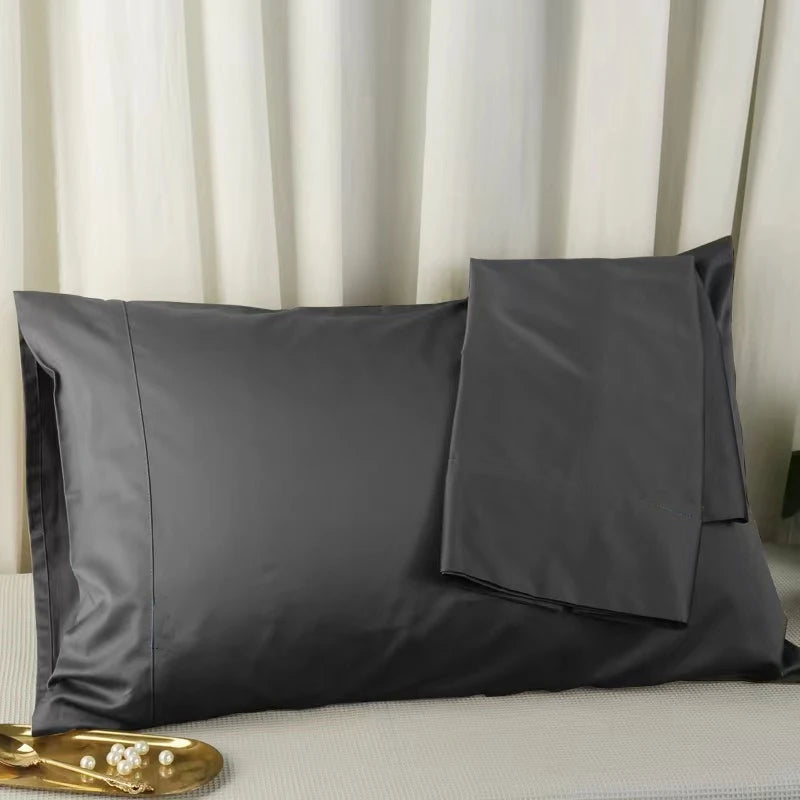 Taies d'oreiller coton égyptien satiné — Douceur premium & nuit bien-être