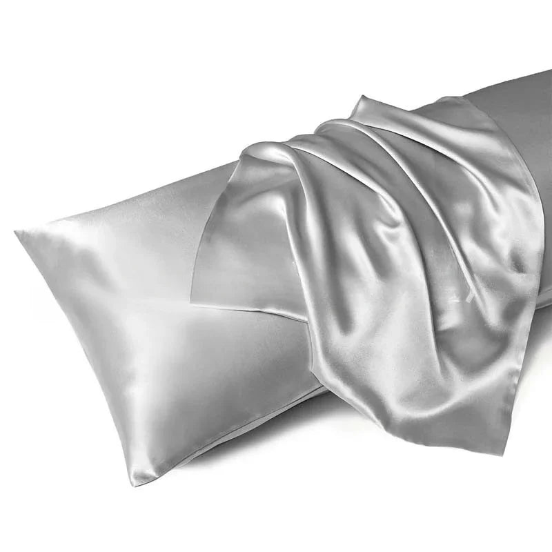 Taies d'oreiller satin soie — Beauté nocturne & sommeil ressourçant