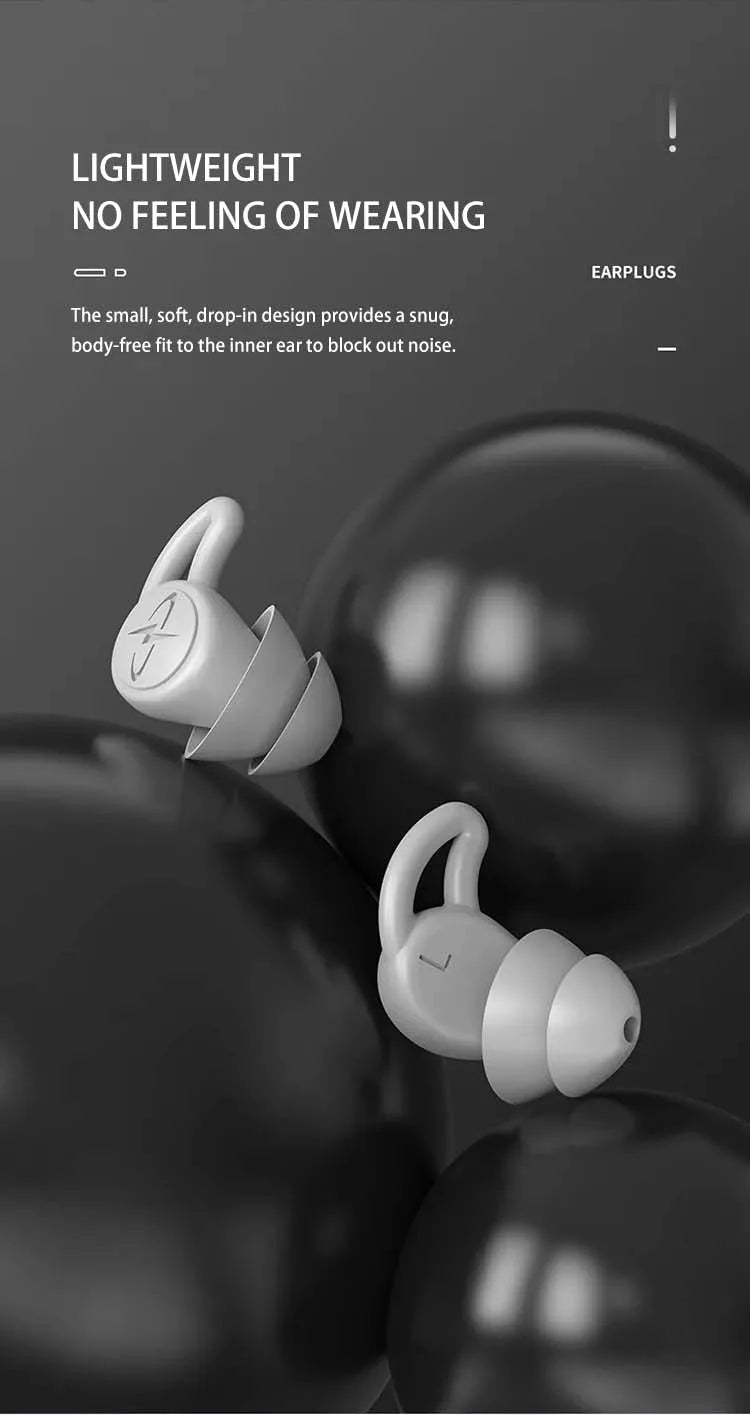 Bouchons silicone imperméables — Isolation sonore & sommeil naturel