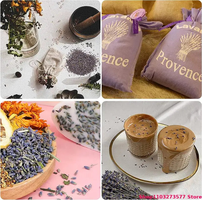 Fleurs de Lavande Séchées — Sommeil paisible & détente naturelle