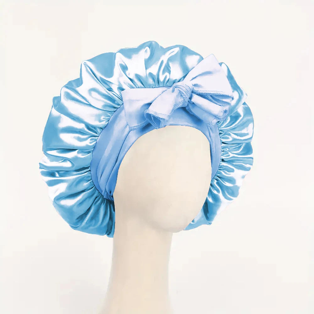 Bonnet de nuit satin réglable — Protection capillaire & sommeil doux