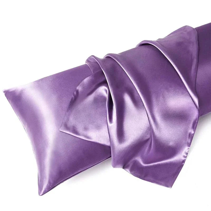 Taies d'oreiller satin soie — Beauté nocturne & sommeil ressourçant
