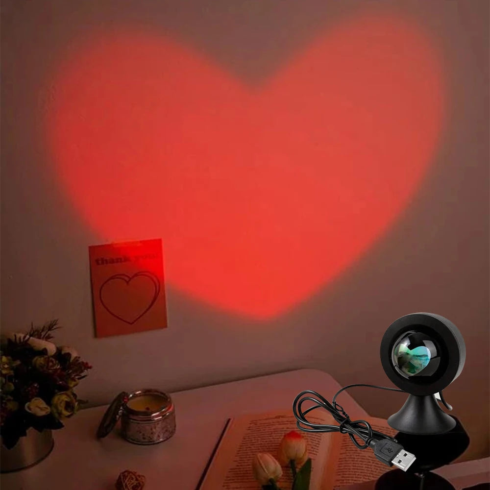 Projecteur coucher de soleil LED — Ambiance cocooning & rituel du soir