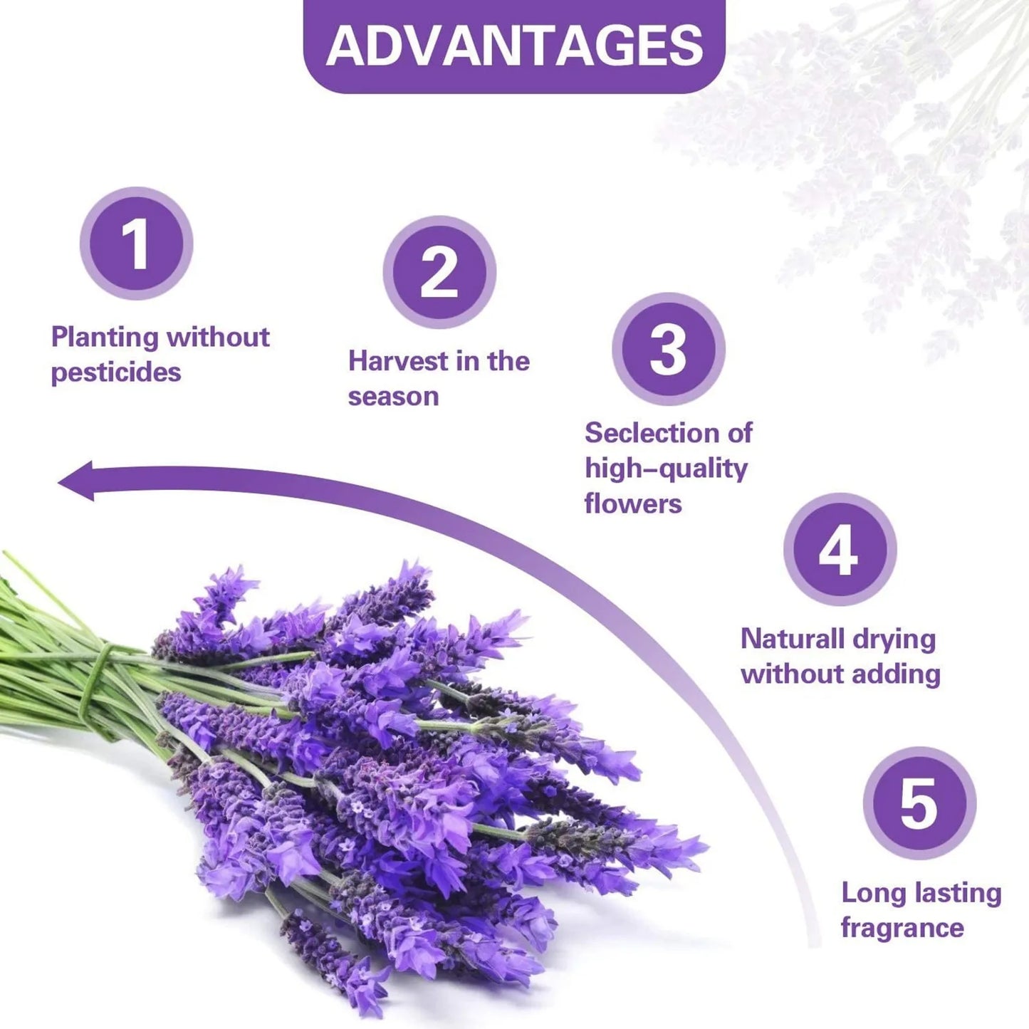 Sachets aromatiques floraux x8 — Cocon olfactif & nuit apaisante