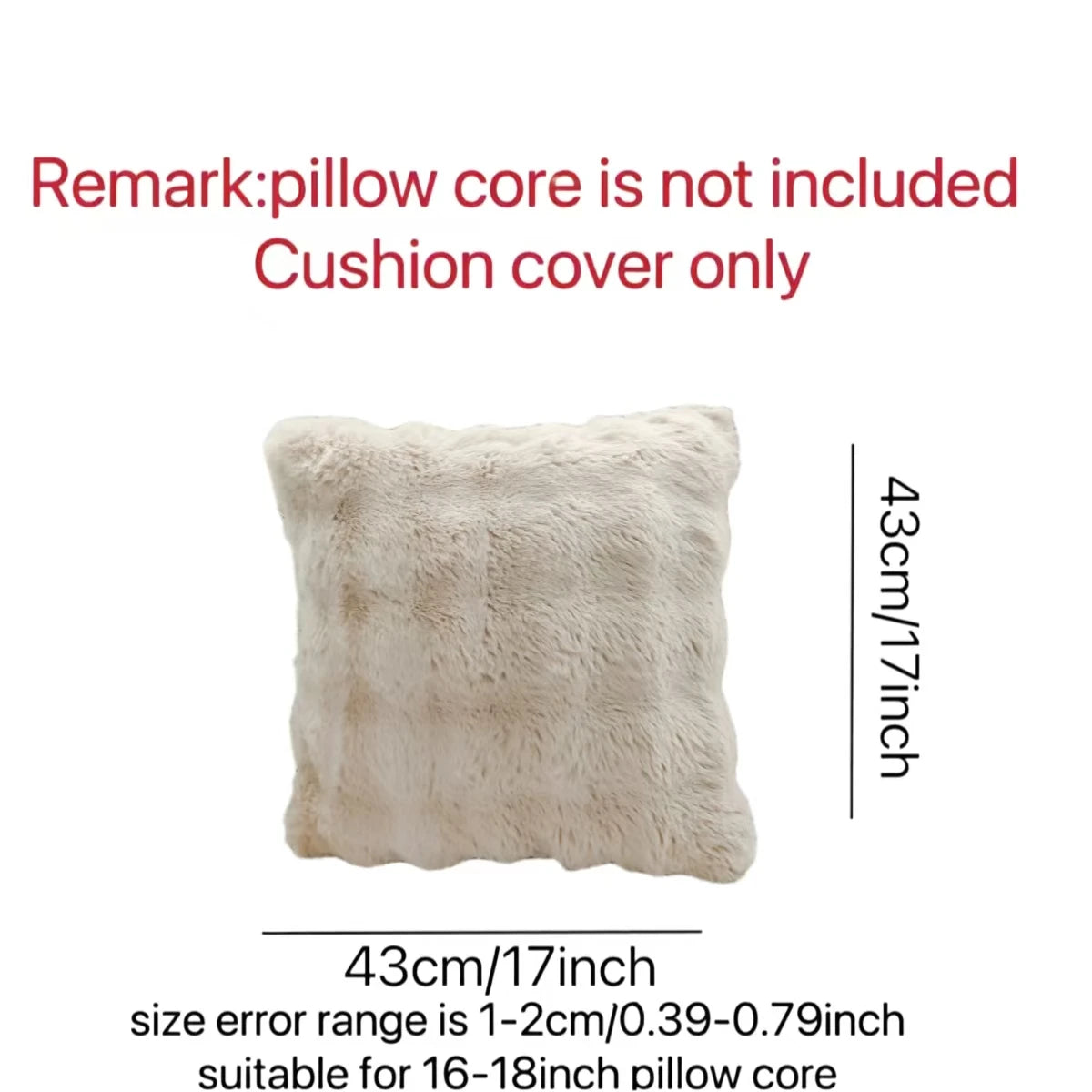 Housses de coussin peluche x2 — Cocon sensoriel & douceur nocturne