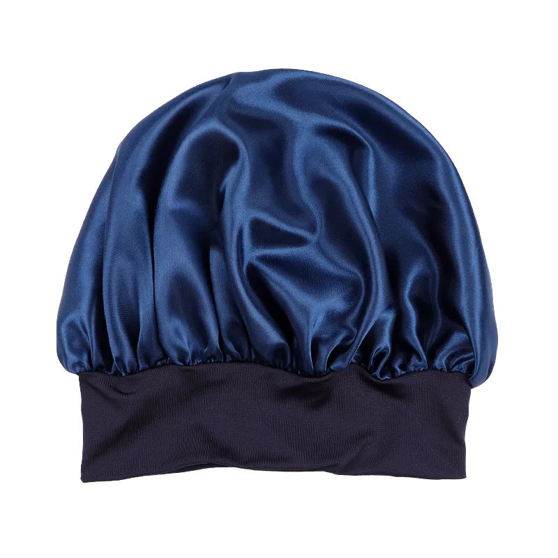 Bonnet satin nuit & bain — Protection cheveux & confort nocturne