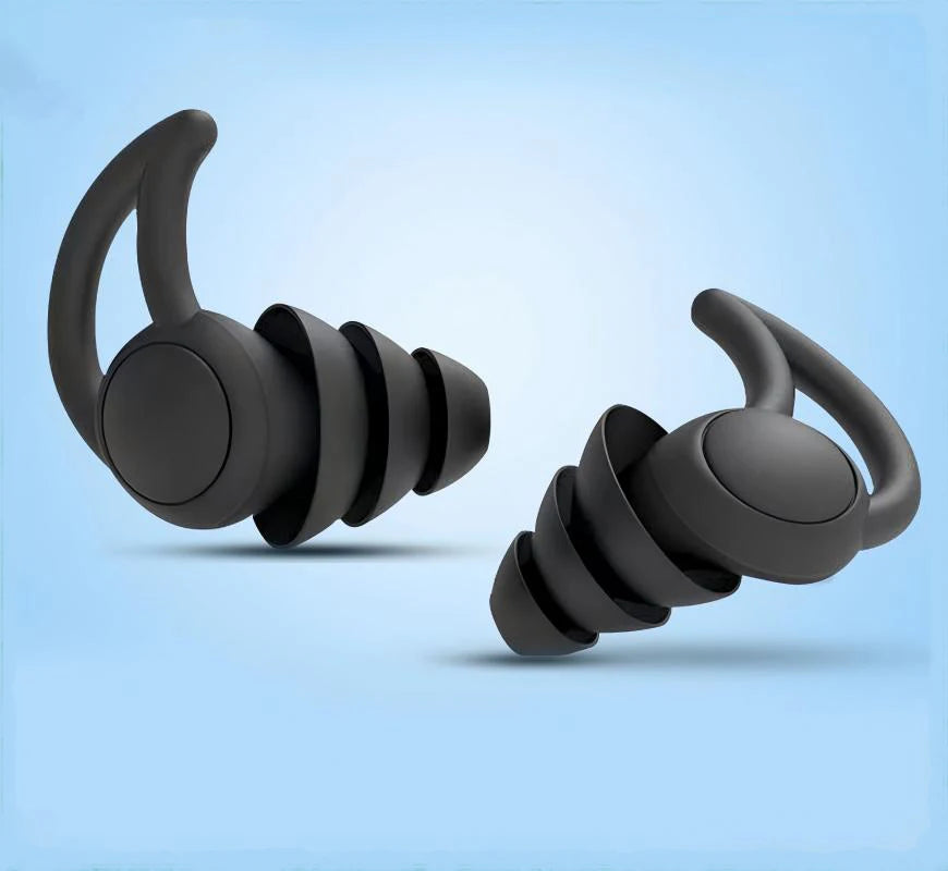 Bouchons silicone 3 couches — Triple protection sonore & sommeil serein