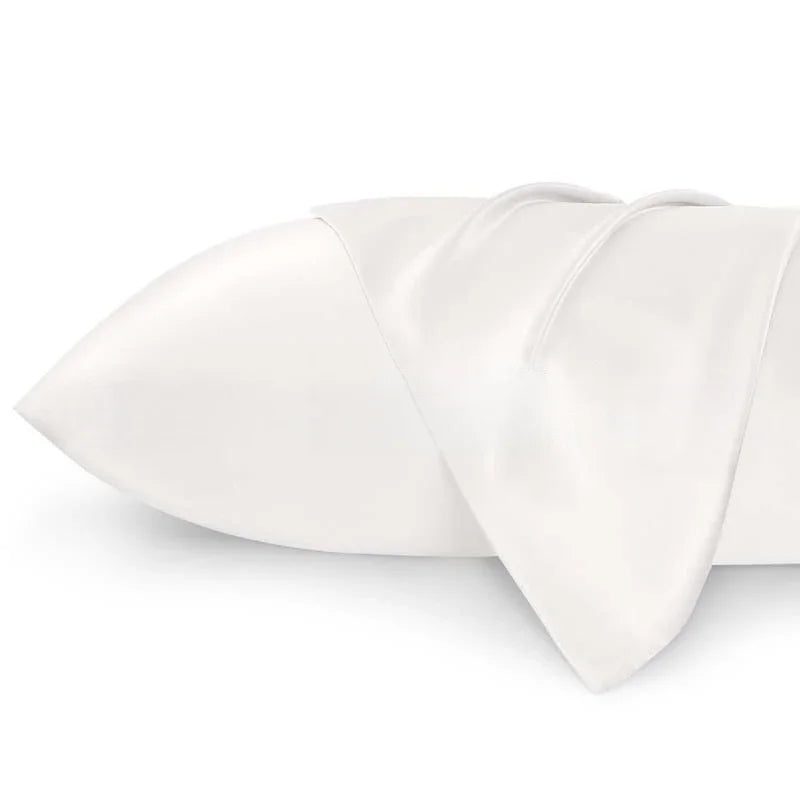 Taies d'oreiller satin soie — Beauté nocturne & sommeil ressourçant