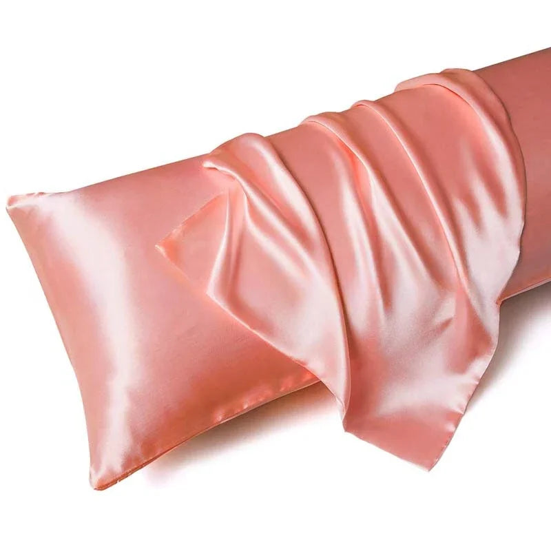Taies d'oreiller satin soie — Beauté nocturne & sommeil ressourçant