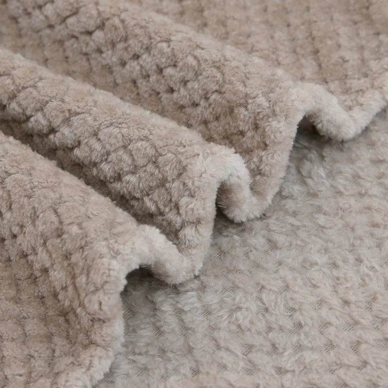 Couverture bébé douce corail — Chaleur hypoallergénique & sommeil sécurisant
