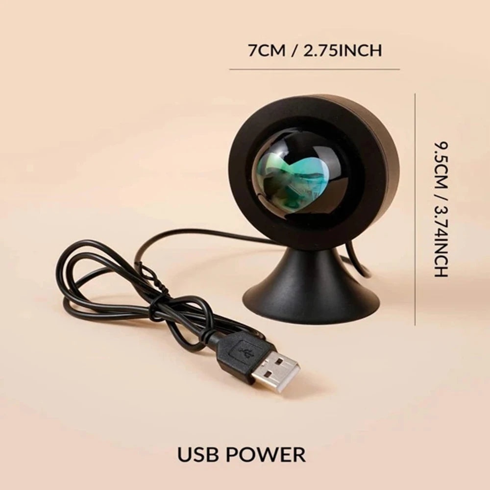 Projecteur coucher de soleil LED — Ambiance cocooning & rituel du soir