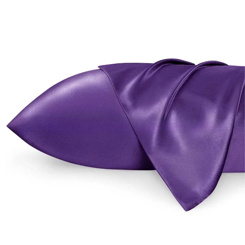 Taies d'oreiller satin soie — Beauté nocturne & sommeil ressourçant