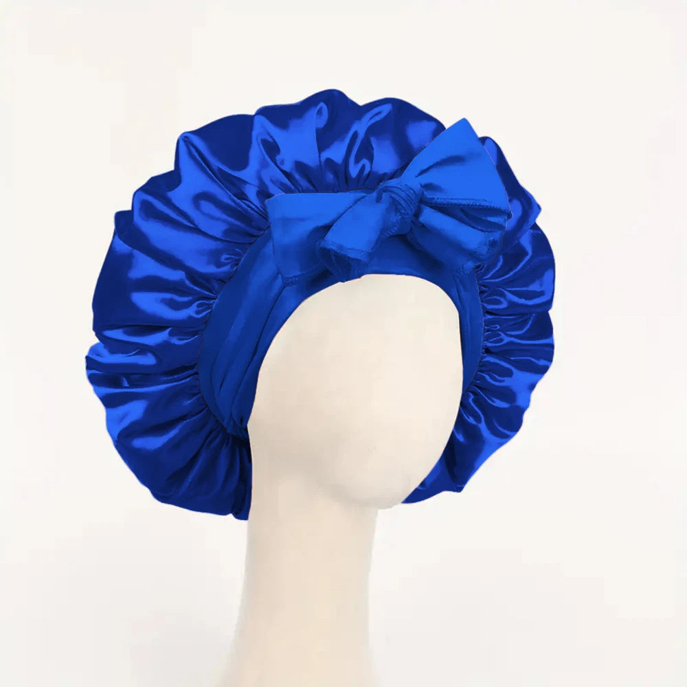 Bonnet de nuit satin réglable — Protection capillaire & sommeil doux