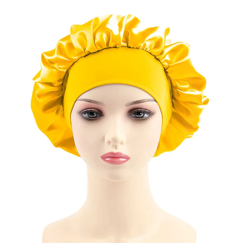 Bonnet satin nuit & bain — Protection cheveux & confort nocturne
