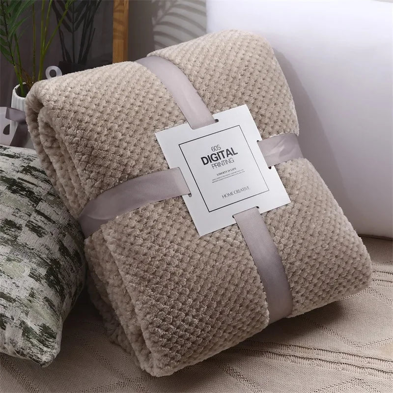 Couverture bébé douce corail — Chaleur hypoallergénique & sommeil sécurisant