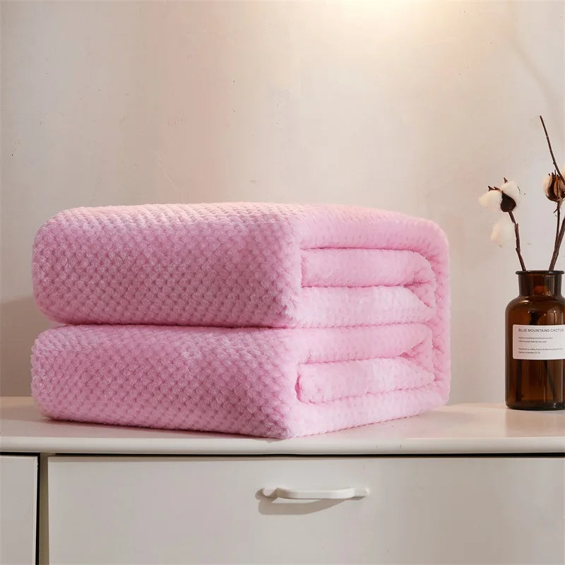 Couverture bébé douce corail — Chaleur hypoallergénique & sommeil sécurisant