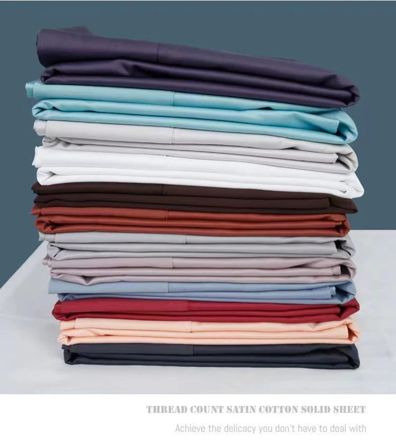 Taies d'oreiller coton égyptien satiné — Douceur premium & nuit bien-être