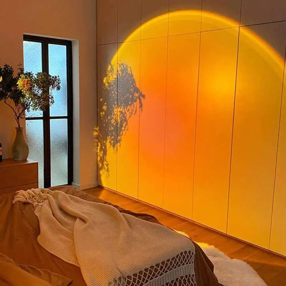 Lampe coucher de soleil USB — Ambiance nocturne & endormissement doux