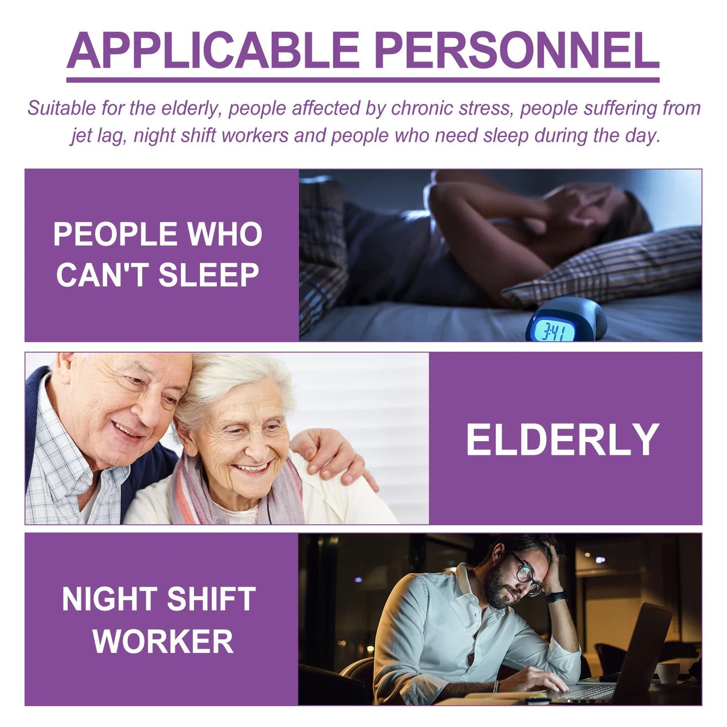 Plant Sleep Patches Nighttime Relaxation Lightweight Portable Care Patches Home Essential Good Stuff for Better Sleep