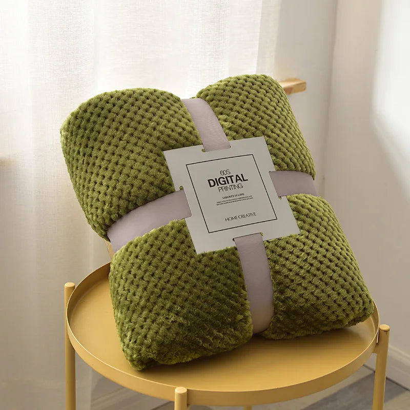 Couverture bébé douce corail — Chaleur hypoallergénique & sommeil sécurisant