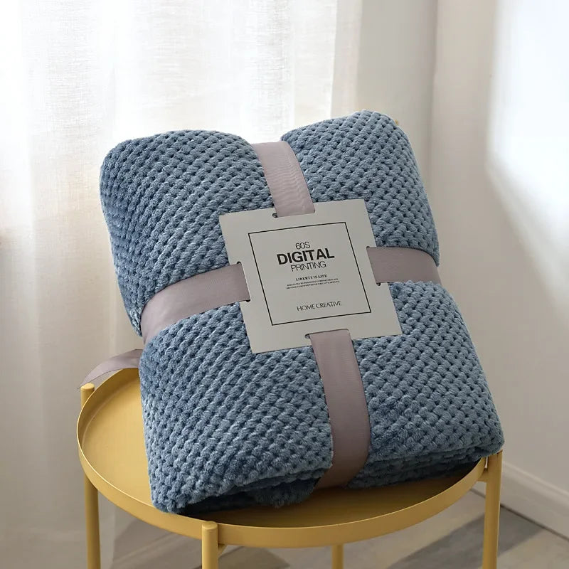 Couverture bébé douce corail — Chaleur hypoallergénique & sommeil sécurisant