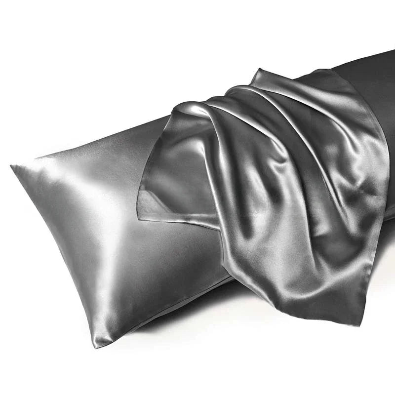 Taies d'oreiller satin soie — Beauté nocturne & sommeil ressourçant