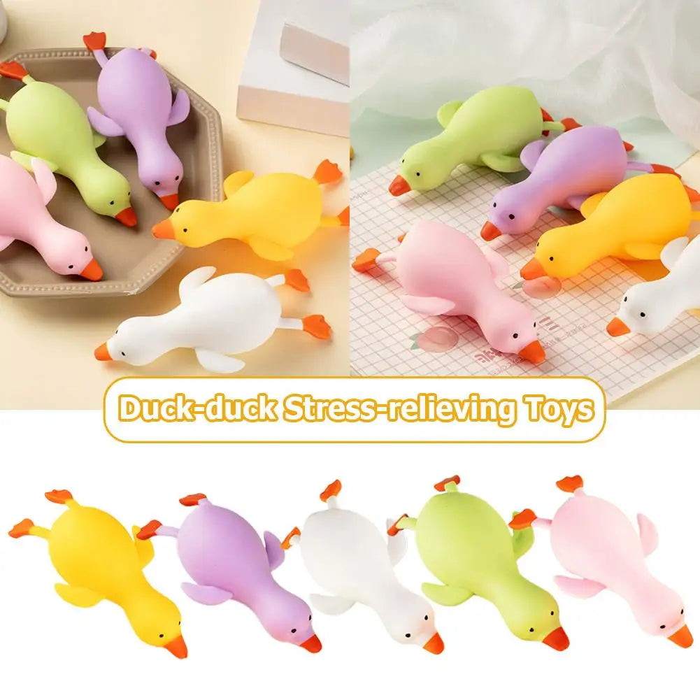 Stress Relief Squeeze Toy TPR Soft Anti-Anxiety Fidget Toy Portable Relax Toy for Kids Adults Decompression Stretch Toys Friends