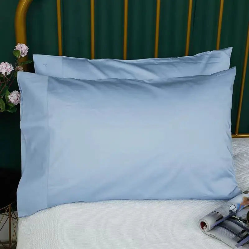 Taies d'oreiller coton égyptien satiné — Douceur premium & nuit bien-être