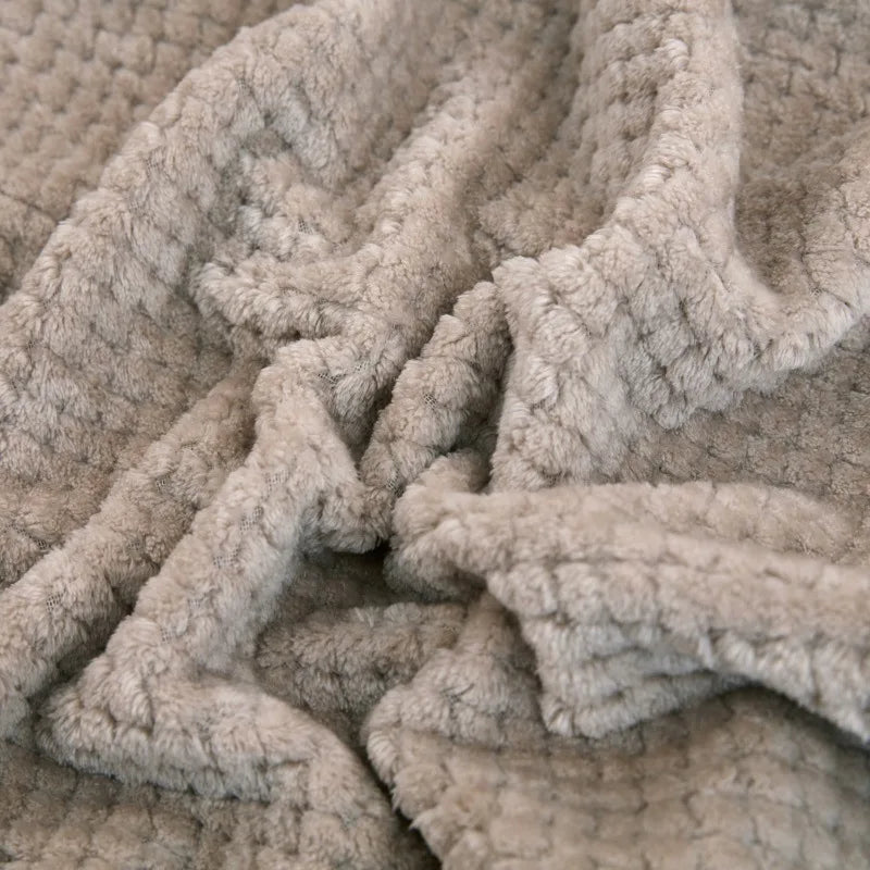 Couverture bébé douce corail — Chaleur hypoallergénique & sommeil sécurisant